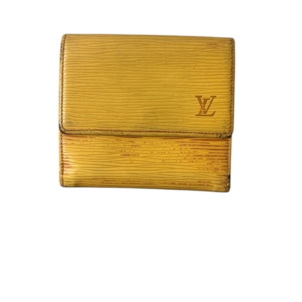 Louis Vuitton Yellow Epi Leather Wallet